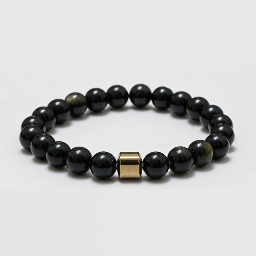 Black Tourmaline Crystal Bracelet