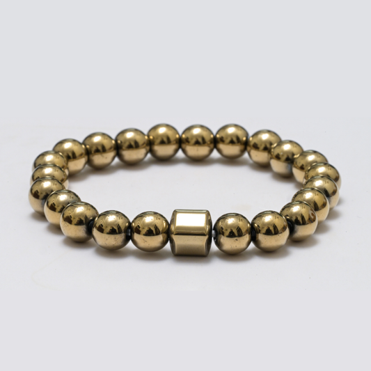 Golden Hematite Crystal Bracelet