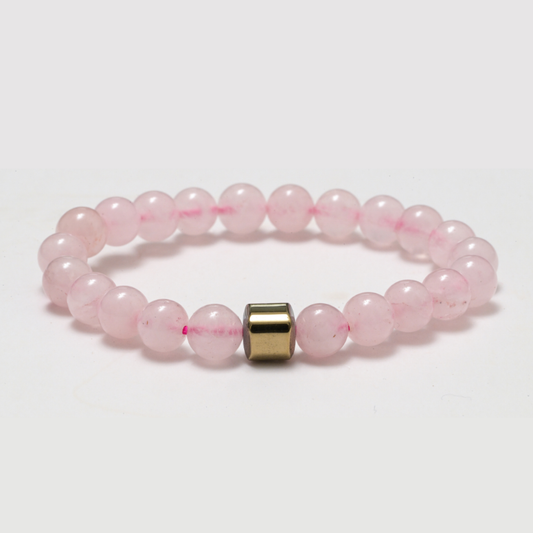 Rose Quartz Crystal Bracelet