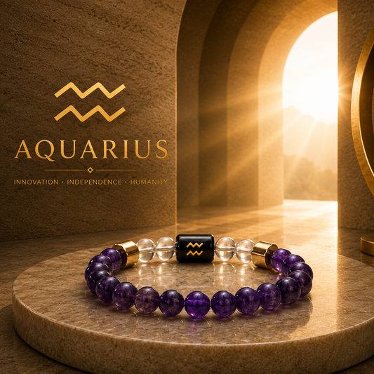 Aquarius (Kumbh) Rashi Bracelet