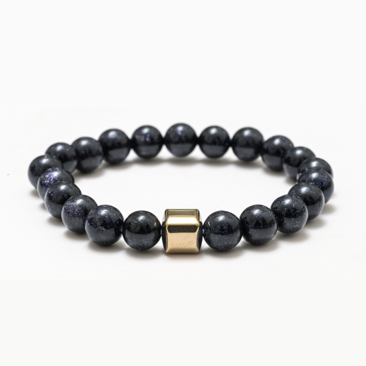 Blue Sunstone Crystal Bracelet