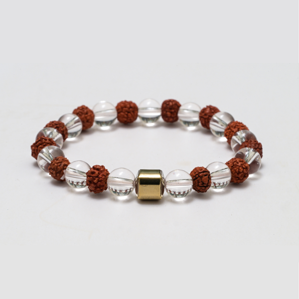 Rudraksh & Sphatik Bracelet